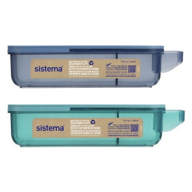 Sistema Krabička na svačinu Ocean Bound 445 ml mix barev