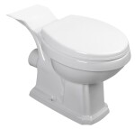 AQUALINE - ANTIK WC kombi mísa, 35x72 cm, zadní/spodní odpad, bílá AK107-432