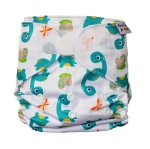 GaGa's Látková plena AIO Zelený dinosaurus na suchý zip (8594197441576)