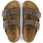 Dětské žabky Birkenstock Arizona Kids Birko-Flor Nubuck Mocha narrow (0552893) 29