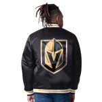 Starter Pánská Oboustranná Bunda Vegas Golden Knights The CLOSER Reversible Varsity Satin Jacket Velikost: