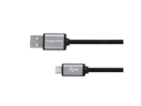 Kabel KRUGER & MATZ KM1235 Basic USB/micro USB 1m Black