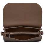 Stylová dámská kožená crossbody kabelka Erwig, taupe