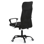 Kancelářská židle, houpací mechanismus, černá látka, KA-W3109 BK