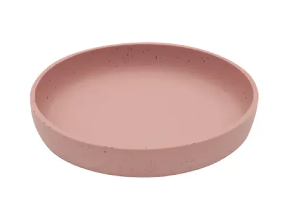 KikkaBoo Talíř Platinum Silicone Blush / od 6 měsíců (31302050031KB)