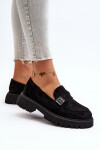 Dámské mokasíny s černým páskem Flanila 40