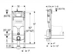 GEBERIT - Duofix Předstěnová instalace pro dětské stojící WC, výška 97 cm 111.922.00.6