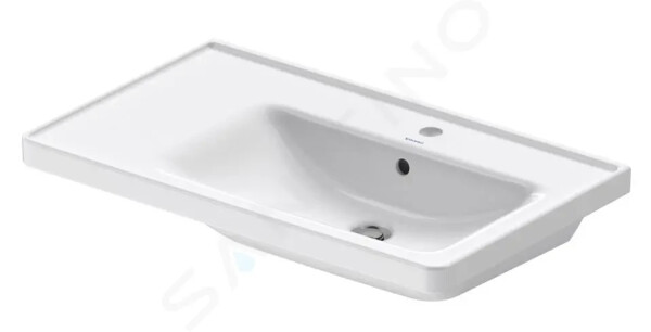 DURAVIT - D-Neo Nábytkové umyvadlo 800x480 mm, 1 otvor pro baterii vpravo, bílá 2370800000