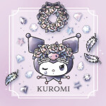 Nástěnný kalendář poznámkový 2027 Notique Kuromi, 30 x 30 cm