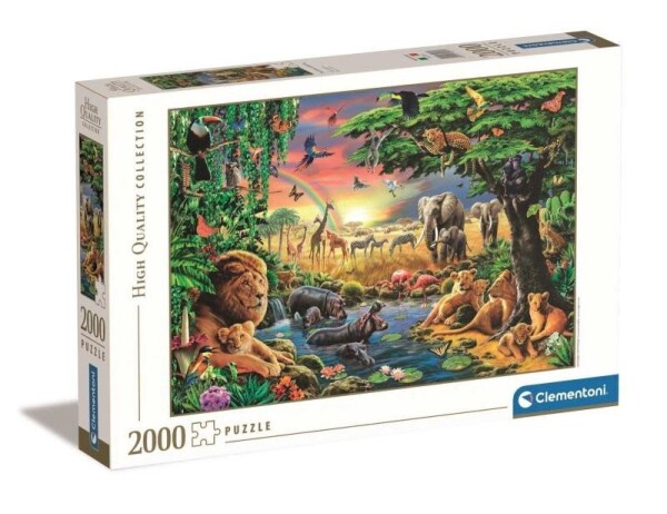 Puzzle Africké setkání 2000 dílků