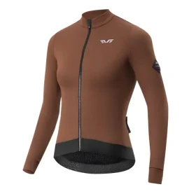 Rockbros YDWT006 hnědá / Dámský cyklistický dres / Zateplený / Podzim-zima / Velikost M