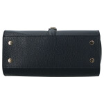 Elegantní dámská kožená kabelka do ruky Alina, černá