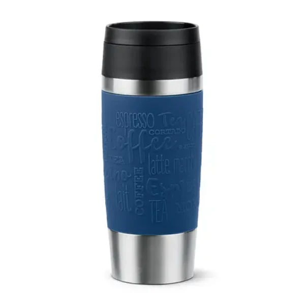 Emsa Travel Mug Classic 0.36l tmavě modrá / Termohrnek / nerezová ocel (N2020300)