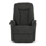 Polohovací křeslo, elektrické kabelové ovládání, šedá, látka, TV-L8963 GREY2