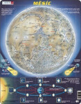 Puzzle MAXI Měsíc mapa/70 dílků