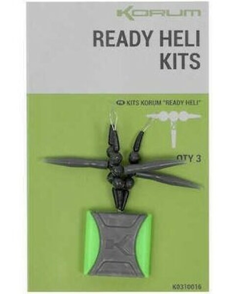 KORUM Montáž Ready Heli Kits 3ks (K0310016)