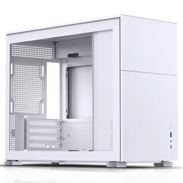 Jonsbo D31 TG bílá / mATX / 1x USB-A 3.2 / 1x USB-C 3.2 / bez zdroje / průhledná bočnice (D31 STD WHITE)