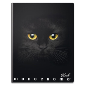 Školní sešit šitý A4 linkovaný PIGNA Monocromo Black