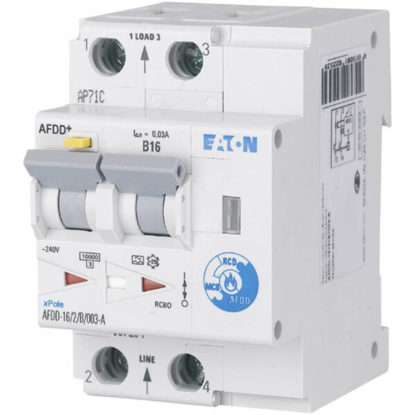 Eaton 187208 požární spínač 2pólový 16 A 0.01 A 230 V/AC 1 ks