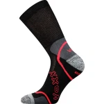 VOXX Ponožky sportovní METEOR s jemným lemem ČERNÉ 35-38 110956