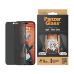 PanzerGlass Tvrzené sklo UWF Privacy s aplikátorom pro iPhone 15 Plus černá (P2811)