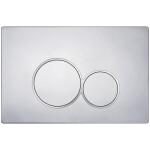 CERANO - Kompletní WC set Profi/Cronus Standard - bílá lesklá - WC tlačítko Duo/Chrom - předstěnová instalace - 59,3x38,4 CER-207104