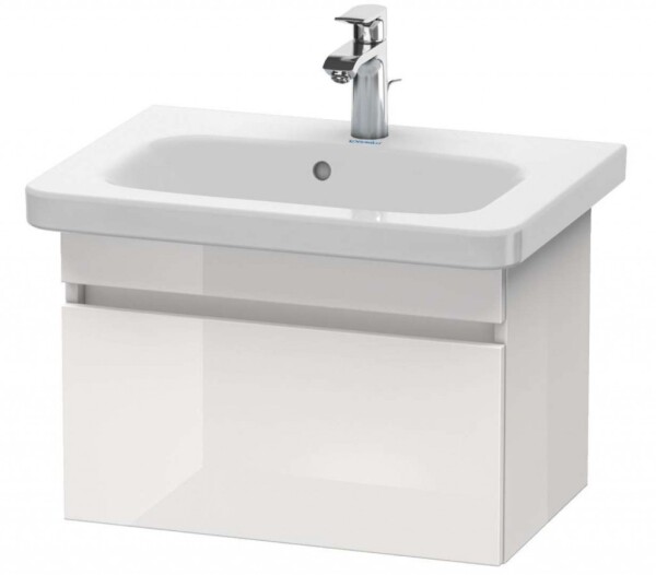 DURAVIT - DuraStyle Umyvadlová skříňka 40x58x37 cm, 1 zásuvka, lesklá bílá DS637902222