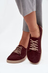 Barefoot typ tenisky z přírodního semiše Zazoo 314 bordó 41