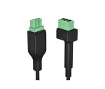 HP Poly Studio A2 Black Cable Extender for Table Mic Male to Female Phoenix Connector 8M(26ft) EDF_1587320