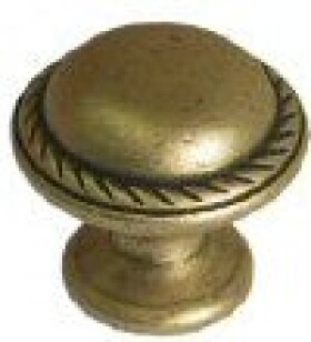 Gamet Nábytková knopka rustikální Lik staromosaz