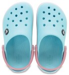 Pantofle Crocs Crocband Clog K - Ice Blue/white