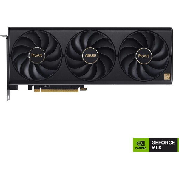 ASUS ProArt GeForce RTX 4080 SUPER OC 16G / 2295-2640 MHz / 16GB GDDR6X / 256Bit / 1x HDMI + 3x DP / 320W (16) (90YV0K90-M0NA00)