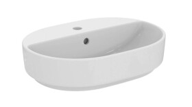 IDEAL STANDARD - i.Life O Umyvadlo na desku 55x40 cm, s přepadem, otvor pro baterii, bílá T573401