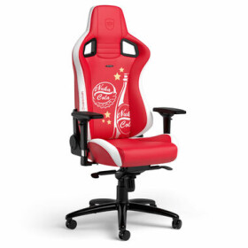 Noblechairs EPIC Nuka-Cola - Fallout Edition / Herní židle / syntetická kůže / nastavitelná / pojezdová kolečka / nosnos (NBL-PU-FNC-001)