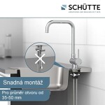 Eisl - Páková dřezová baterie WINDOW se sklopným výtokem, chrom 24550 24550