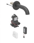 GEBERIT - Piave Elektronický umyvadlový ventil pod omítku, bateriové napájení, easy to clean, matná černá 116.283.14.1