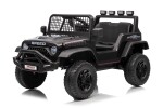 Mamido Elektrické autíčko Speed Offroad černé | 4x45W | EVA kola | 12V 7Ah | EKO kůže