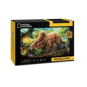 CUBICFUN 3D puzzle National Geographic: Triceratops 44 ks