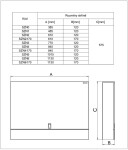 NOVASERVIS - Skříň rozdělovače nástěnná 485/575/120 SZN1