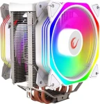 Rampage Octagon C60 bílá / Chladič CPU / 2x 120mm / TDP 180W / 29 dB / 1800 ot./min / Intel + AMD (OCTAGONC60-WHITE)