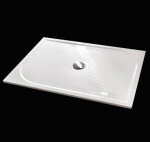 Aquatek Bent 120x90cm sprchová vanička z litého mramoru obdélníková s protiskluzovou úpravou