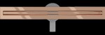 MEXEN - Flat 360 Slim podlahový žlab 60 cm otočný růžové zlato 1641060