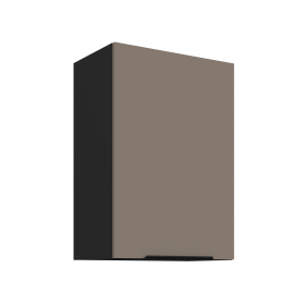 Horní skříňka Aria 50 G-72 1F Barva korpusu: Černá, Barva dvířek: TA - Sandgrau AFM