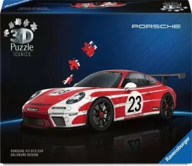 Ravensburger 3D Puzzle Iconics: Porsche 911 GT3 Cup Salzburg design