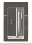 PARKER Jotter DuoSet Stainless Steel CT / Kuličkové pero + mikrotužka / hrot M / Dárková krabička (2093256)