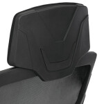 Kancelářská židle, výškově nastavitelná, černá látka, KA-R223 BK