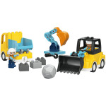 LEGO LEGO® DUPLO® 10475 Vozidla na stavbě 3 v 1