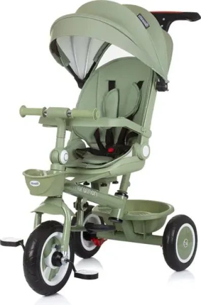 CHIPOLINO Tříkolka se stříškou Marathon 2v1 Pastel Green (TRKMRT02406PG)