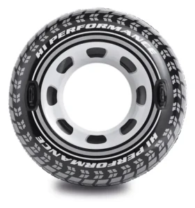 INTEX Kruh plovací Pneumatika s úchyty / Nafukovací kruh / 114 cm / nosnost 100 kg (562688)