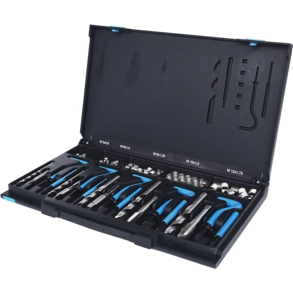 KS Tools 150.6150 Sada na opravu závitů z Nirooceli M5-M12, 130 ks